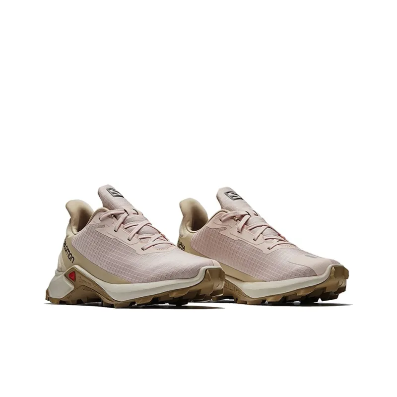 SALOMON Alphacross 3 Running Shoes Women's Low-Top Peach Pink-1