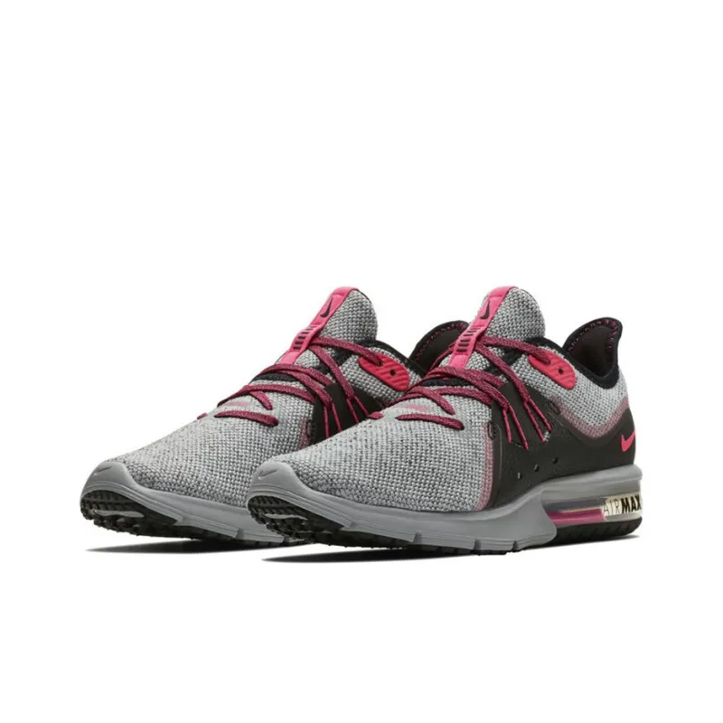 Nike Air Max Sequent 3 'Wolf Grey Pink Beam' Women's-2