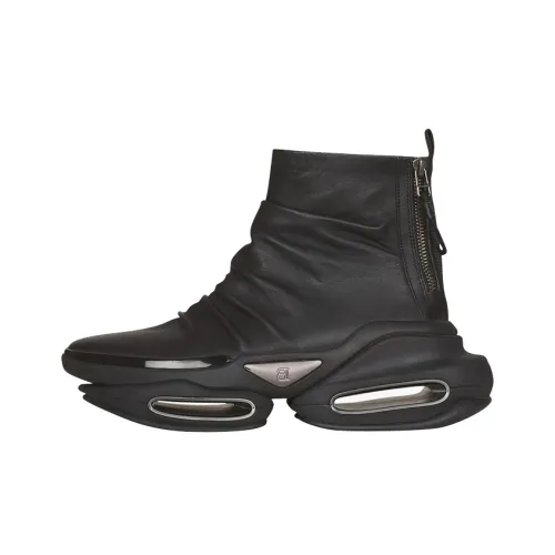 BALMAIN B Bold Chunky Sneakers Men High Top Black