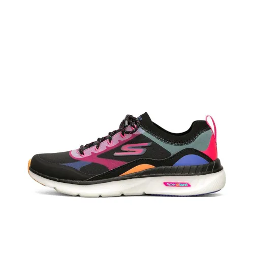 Skechers Go Run Hyper Burst Running Shoes Women's Low-Top Black/Multicolor