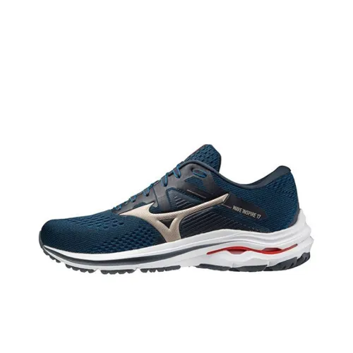 Mizuno Wave Inspire 17 Super Wide 'Navy Gold'