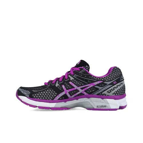 Asics GT-2000 2 Wear-Resistant Cushioning Slip-Resistant Low-Top Running Shoes Women's Black Purple