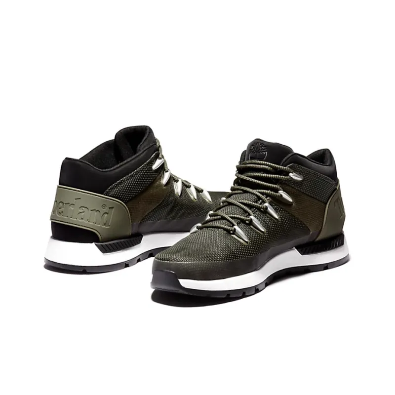 Timberland Sprint Trekker Hiking / Trekking Shoes Men Mid-Top Green/Black/White-2