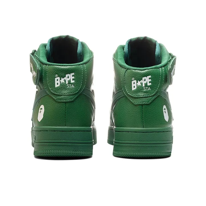 A BATHING APE STA Skateboard Shoes Men's Green-3