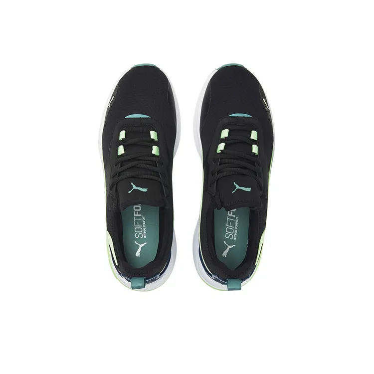 PUMA Electron E Pro Low-Top Running Shoes Unisex Black Blue-2