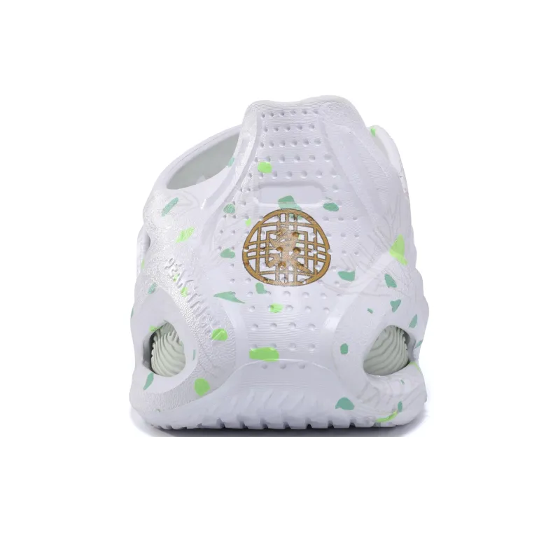 PEAK Taichi Clogs Men's White Green-4