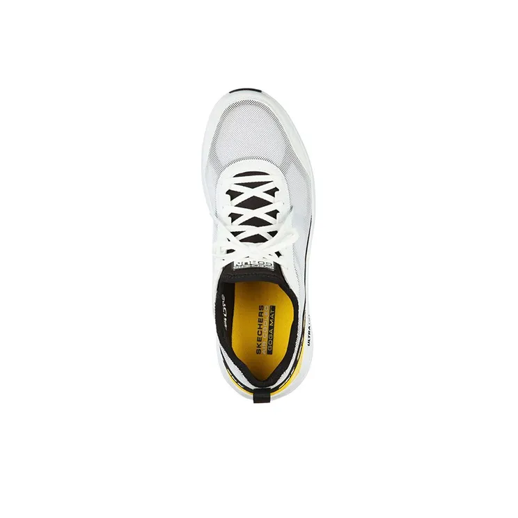 Skechers GO RUN Elevate Cushioning Anti-Slip And Wear-Resistant Low-Top Casual Running Shoes Men's White-3