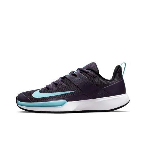 Nike Court Vapor Tennis Shoes Women's Low-Top Dark Purple/Blue