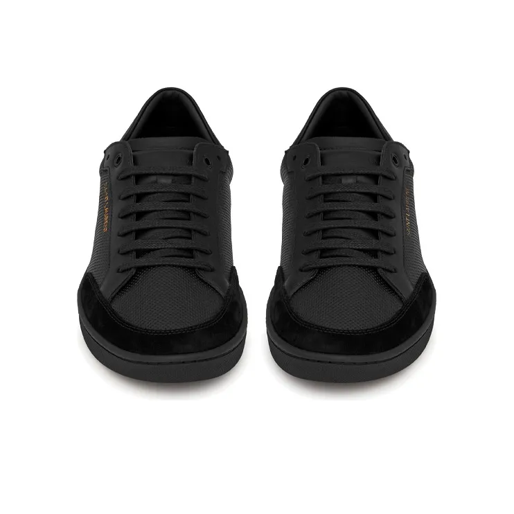 SAINT LAURENT Court Classic SL/10 Perforated Black-3
