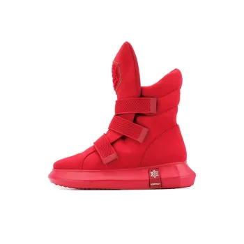 NORVINCY Skateboard Shoes Unisex High Top Red