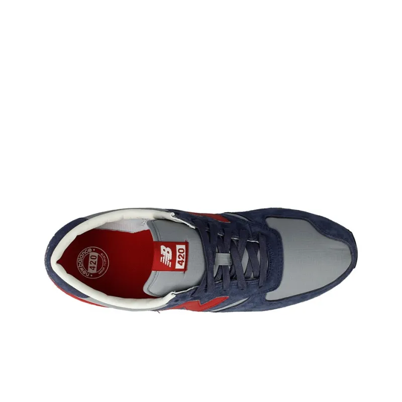 New Balance 420 Series Non Slip Wear resistant Low Tops Blue Red-2
