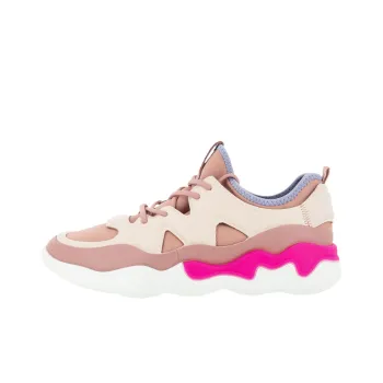 Ecco Elo Abrasion Resistant Low Top Running Shoes Women's Rubber Pink Comfortable