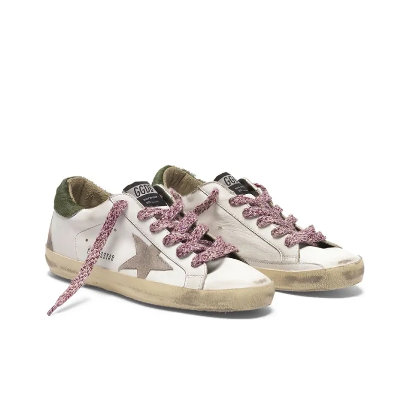 Golden Goose Super-Star Skateboard Shoes Women's White-2