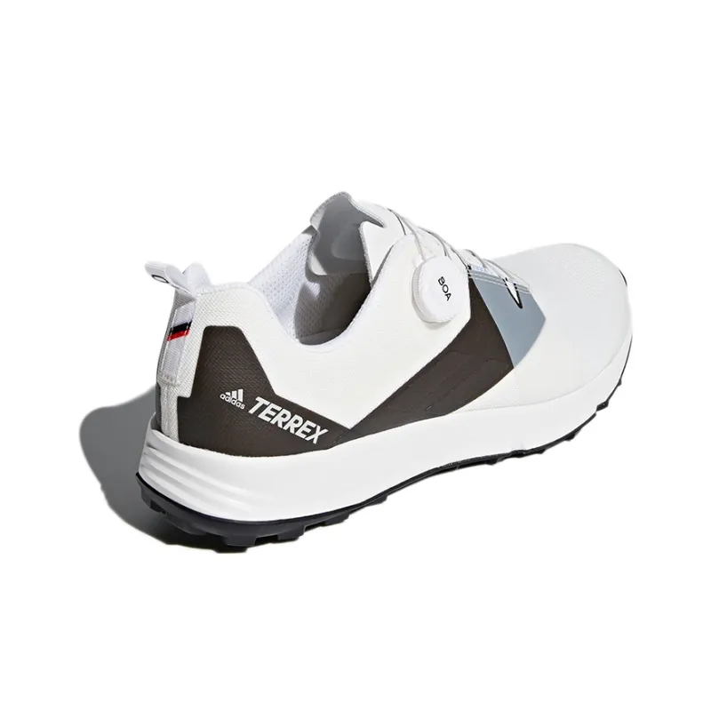 Adidas Terrex Two Boa Wear-Resistant Low-Top Trekking Shoes Men's White Black-3