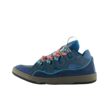 Lanvin Leather Curb Taurus Blue