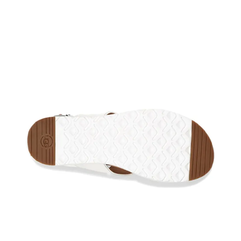 UGG Alessia Cozy Casual Sandals White Women's-5