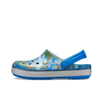 Crocs Crocband Printed Sandals Blue Camouflage Unisex