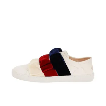 GUCCI Women's Ace Leather Low 'Ribbons' Women's