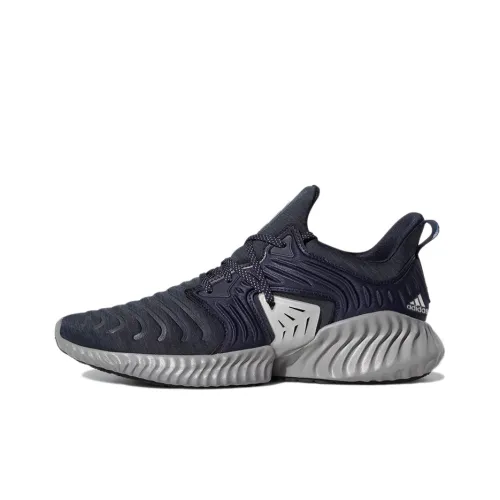 Adidas AlphaBounce Running Shoes Men Low-Top Black Gray