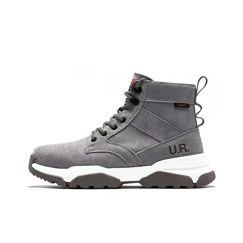 Lee Hiking / Trekking Shoes Men High-Top Dark Gray