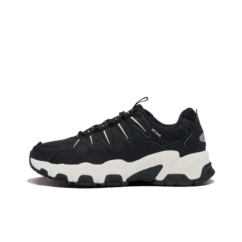 361° Series Of Reindeer Babirusa Abrasion Resistant Low Top Casual Shoes Men's Obsidian Black-0