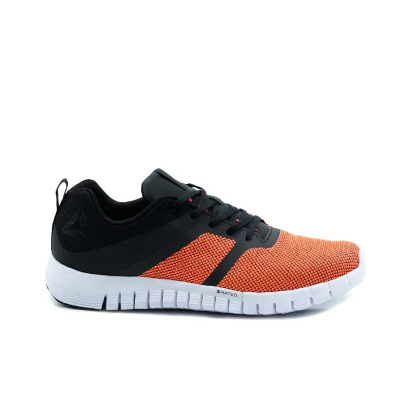 Reebok Lite 2.0 Zquick Slip-Resistant Breathable Low-Top Running Shoes Women's Black Orange-1