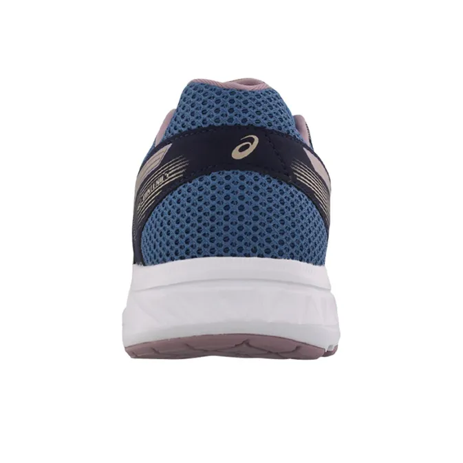Asics Gel-Contend 5 Wear-Resistant Low-Top Running Shoes Women's Blue Pink-3