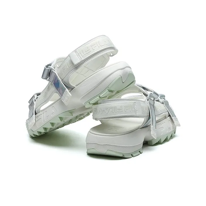 FILA Disruptor Sports Sandals Gs White Women's-4