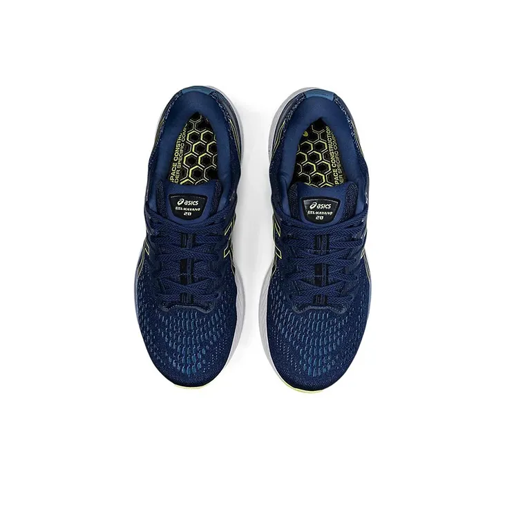 Asics Gel Kayano 28 Thunder Blue Glow Yellow-2