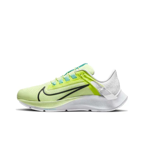 Nike Pegasus 38 Running Shoes Women's Low-Top Neon Green/Black/White/Blue