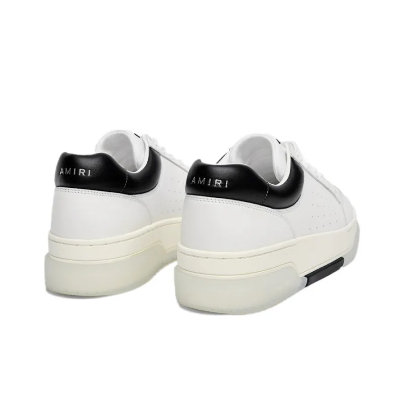 AMIRI Stadium Low White Black-3