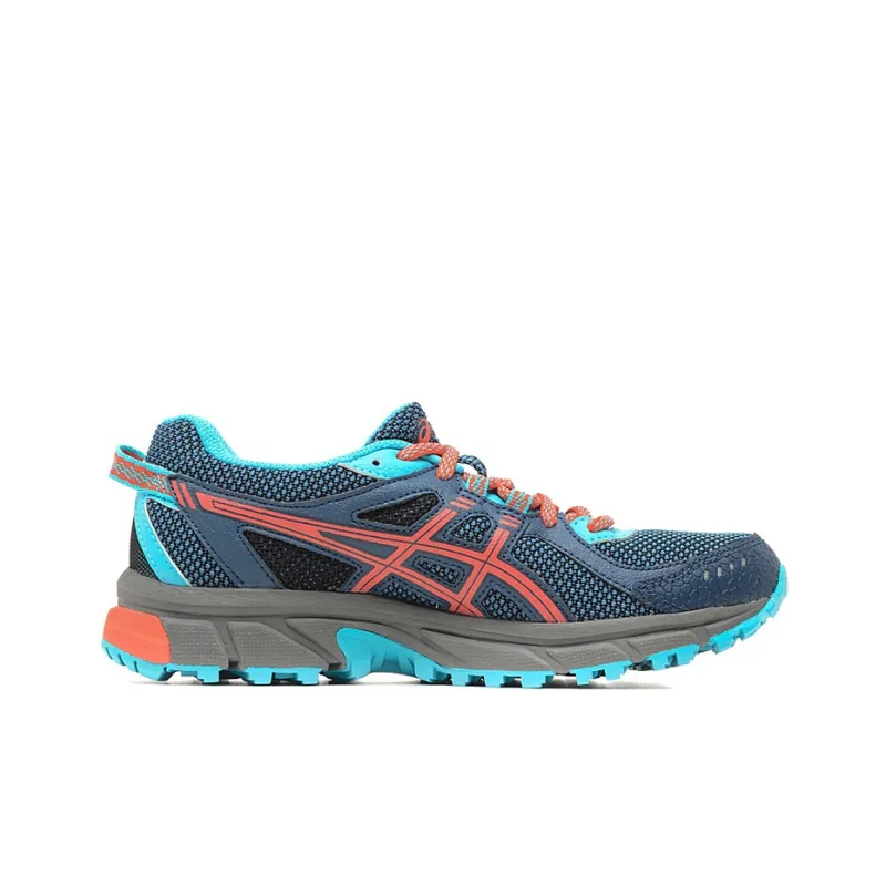 Asics Gel-Sonoma 2 Wear-Resistant Low-Top Running Shoes Women's Gray Blue Orange-1