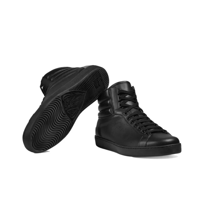 GUCCI Ace High Top Gg Black-5
