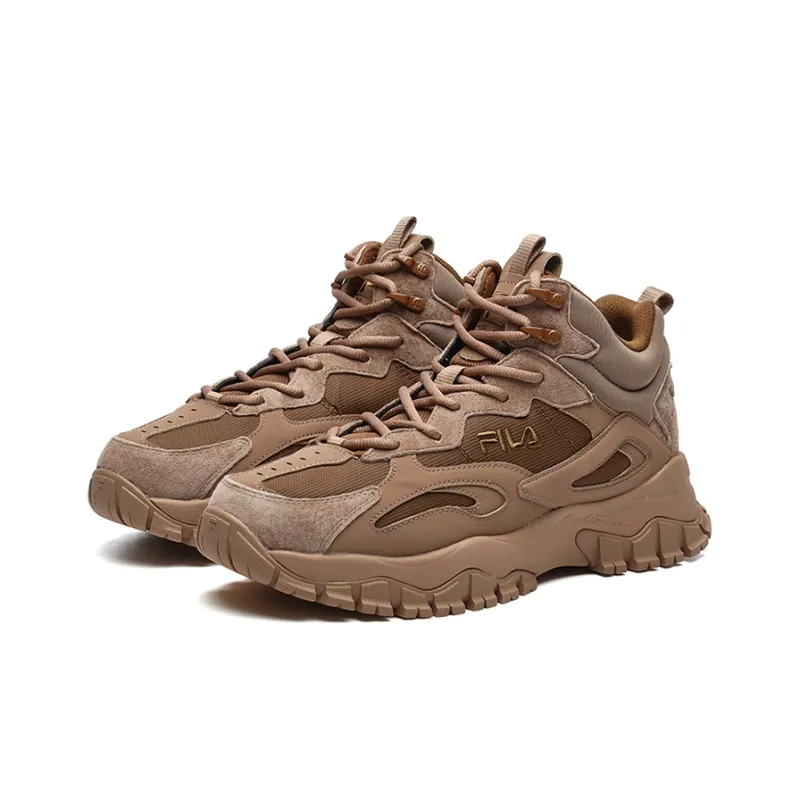 FILA Tracer High Top Running Shoes Coffee-1