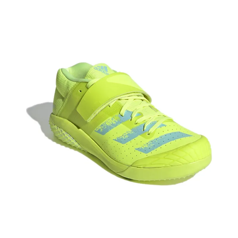 Adidas Adizero Javelin Cushioned Wear-Resistant Coverage Mid-Top Running Shoes Men's Fresh Green-2