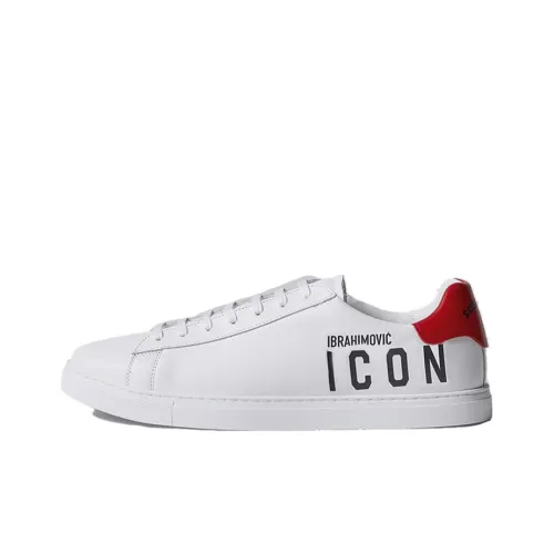 DSQUARED 2 Skateboard Shoes Men Low-Top White