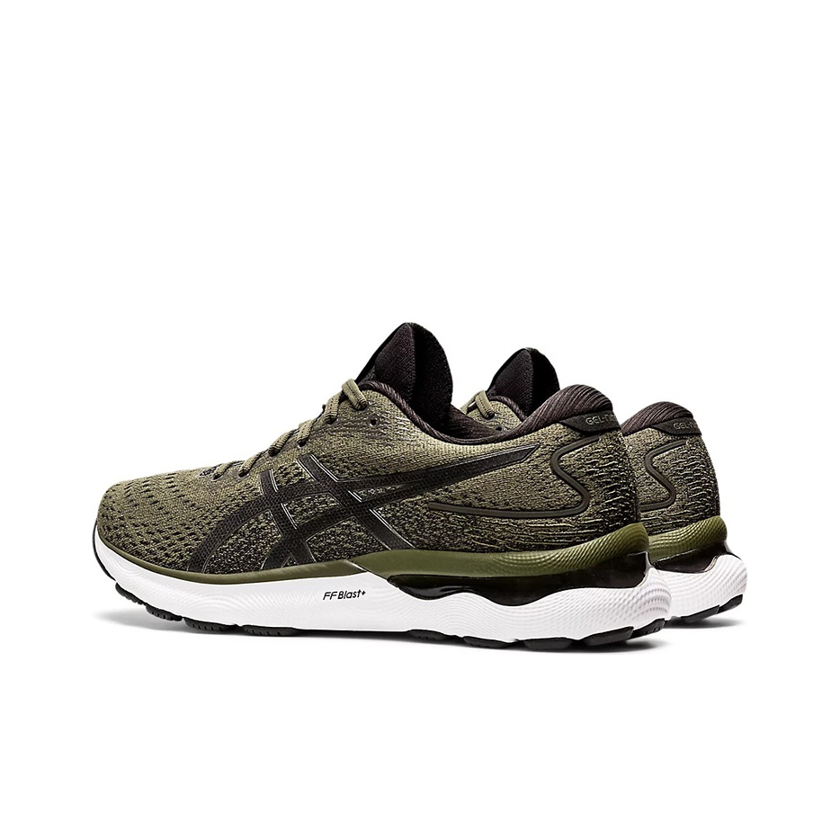 Asics Gel Nimbus 24 Olive Canvas Gunmetal POIZON