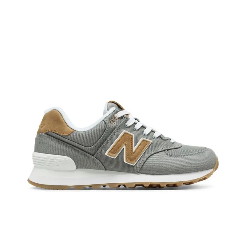New Balance 574Series 15 Ounce Canvas Grey Women's-1