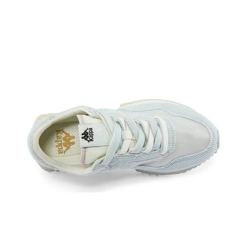 Kappa Coverage Slip Resistant Low Top Casual Running Shoes Women's Light Blue Gray White Yellow-5