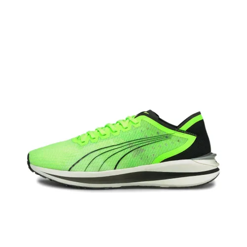 PUMA Electrify Nitro 1 Running Shoes Men Low-Top Green/Black