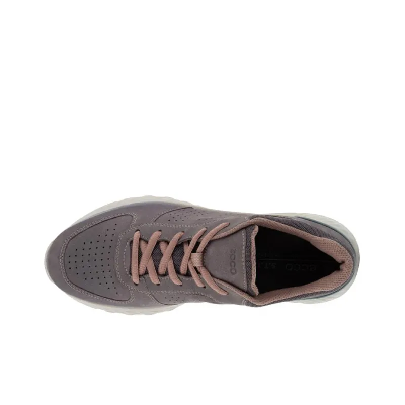 Ecco Exostride Breathable Low-Top Running Shoes Women's Gray Purple-2
