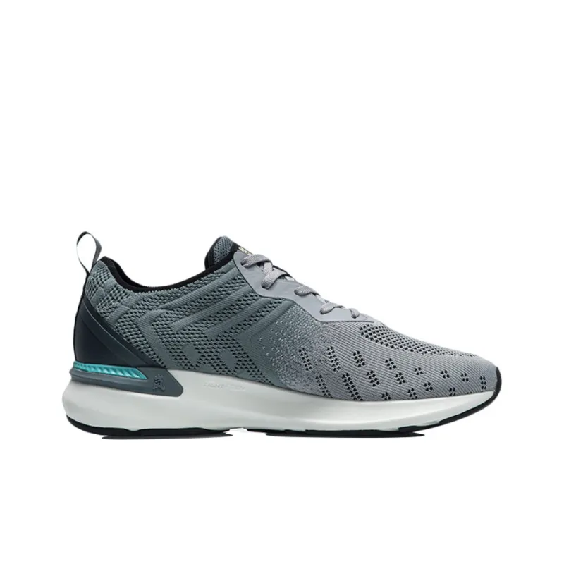LiNing Arashi Cushioning Low-Top Running Shoes Men's Gray Green-1
