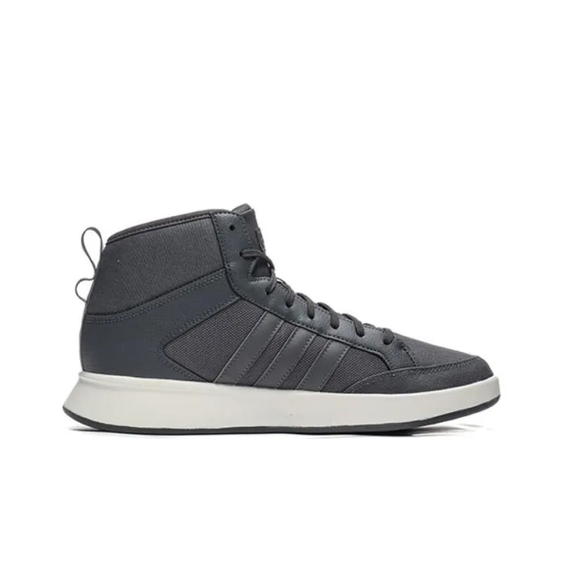 Adidas Court80s Mid Lightweight Cozy Casual Skateboarding Shoes Gray-1