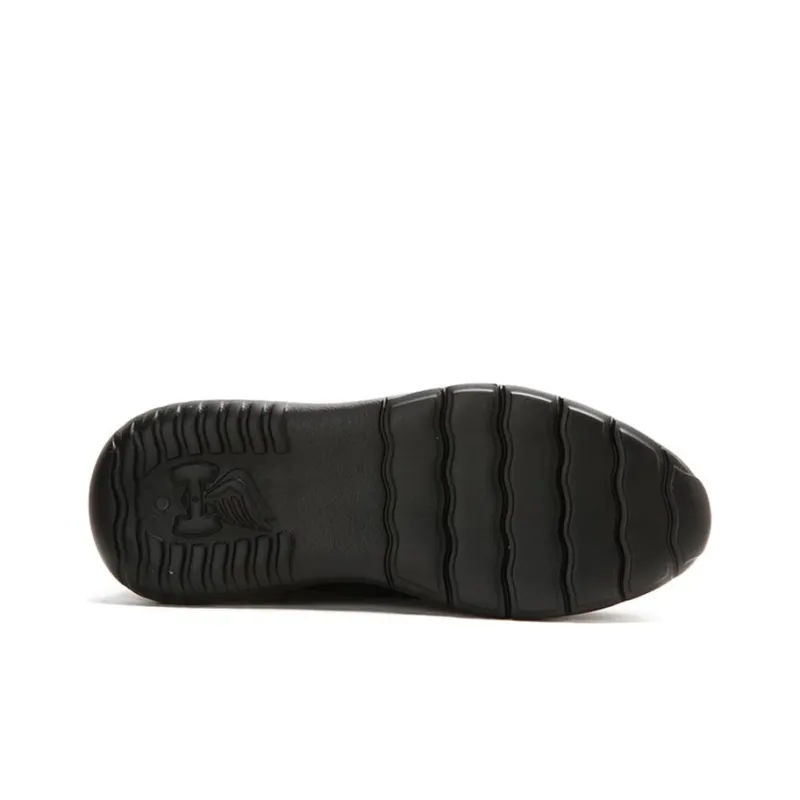 HOGAN Interactive³ Anti-Slip Wear-Resistant Low-Top Casual Shoes Men's Black-4