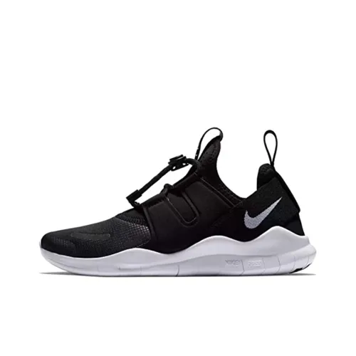 Nike Free RN Running Shoes Women's Low-Top Black/White