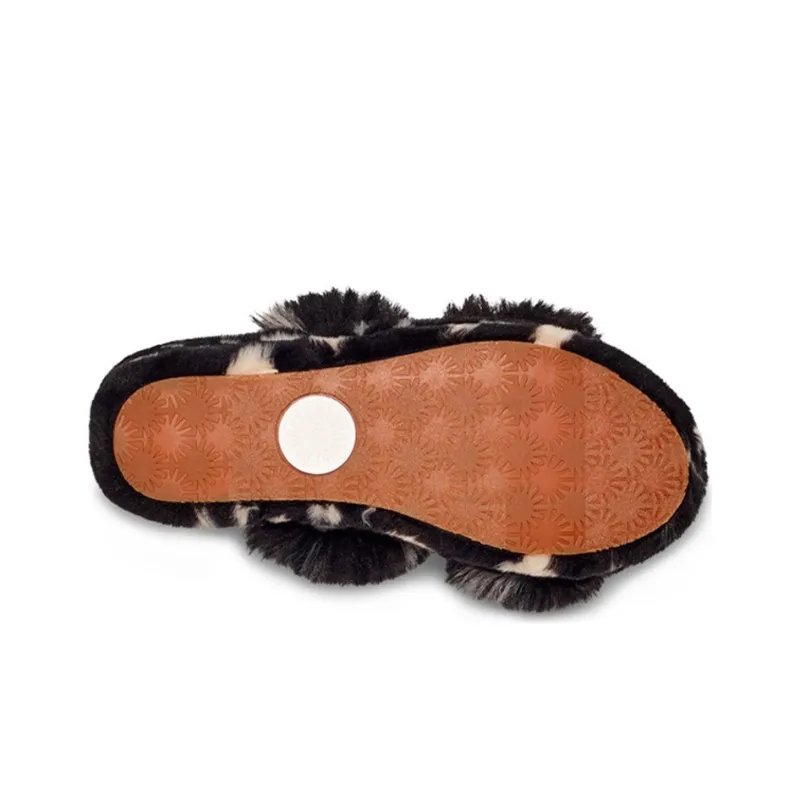 UGG Oh Yeah Spots Slide Black Women's-5