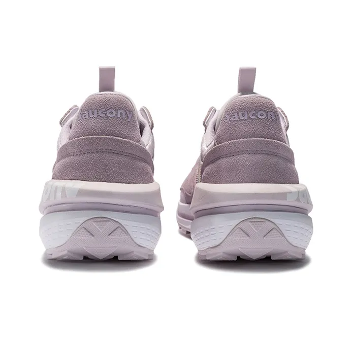 Saucony Jazz Cushioning Anti Slip Wear Resistant Breathability Low Top Running Shoes Women's Pink-3