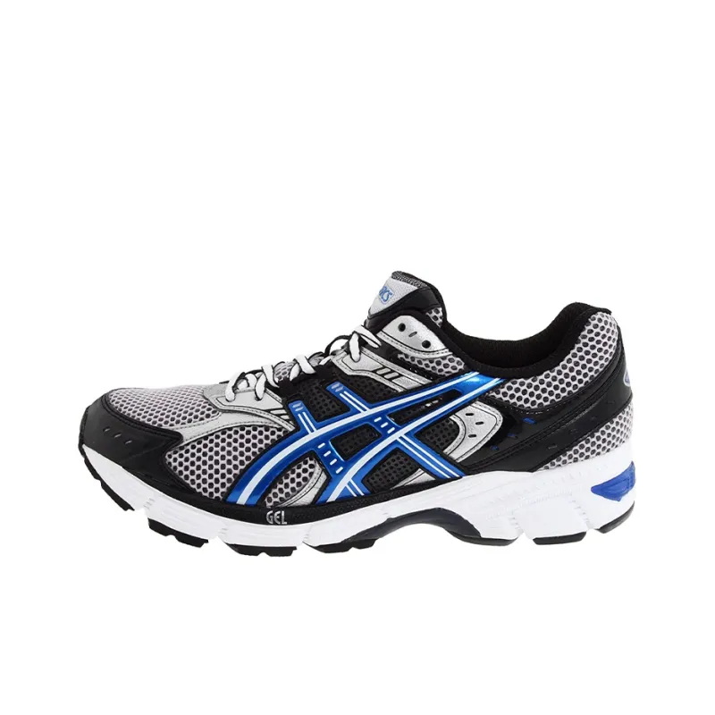 Asics Gel-Equation Wear-Resistant Low-Top Running Shoes Men's Black Blue-0