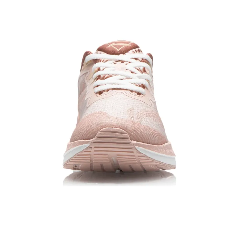 LiNing YueYing Cushioned Wear Resistant Slip Resistant Low Top Running Shoes Women's Peach Orange Pink-4