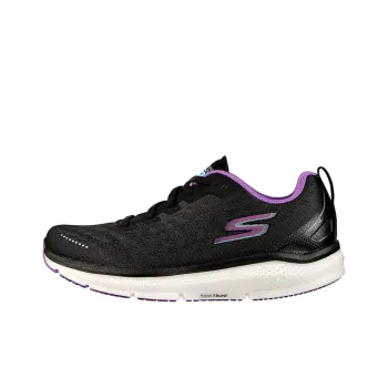 Skechers Go Run Ride 9 Low-Top Running Shoes Women's Black Purple